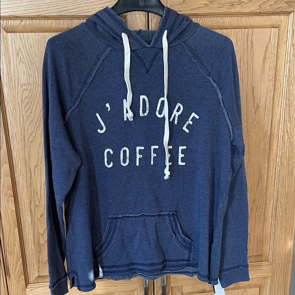 NWT Grayson Threads J’Adore Coffee Hoodie size XXL